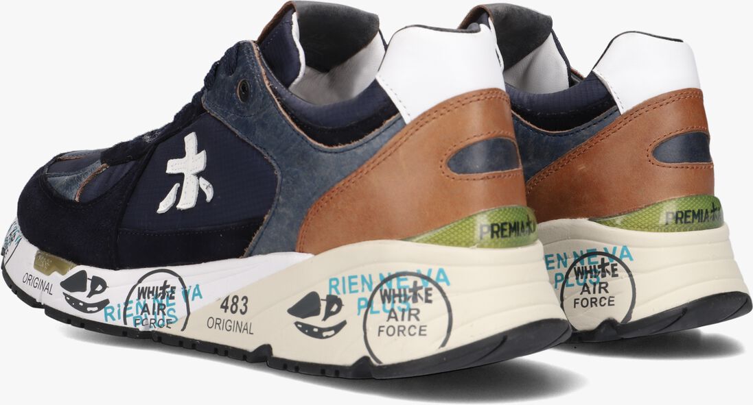 PREMIATA blauwe premiata lage sneakers mase