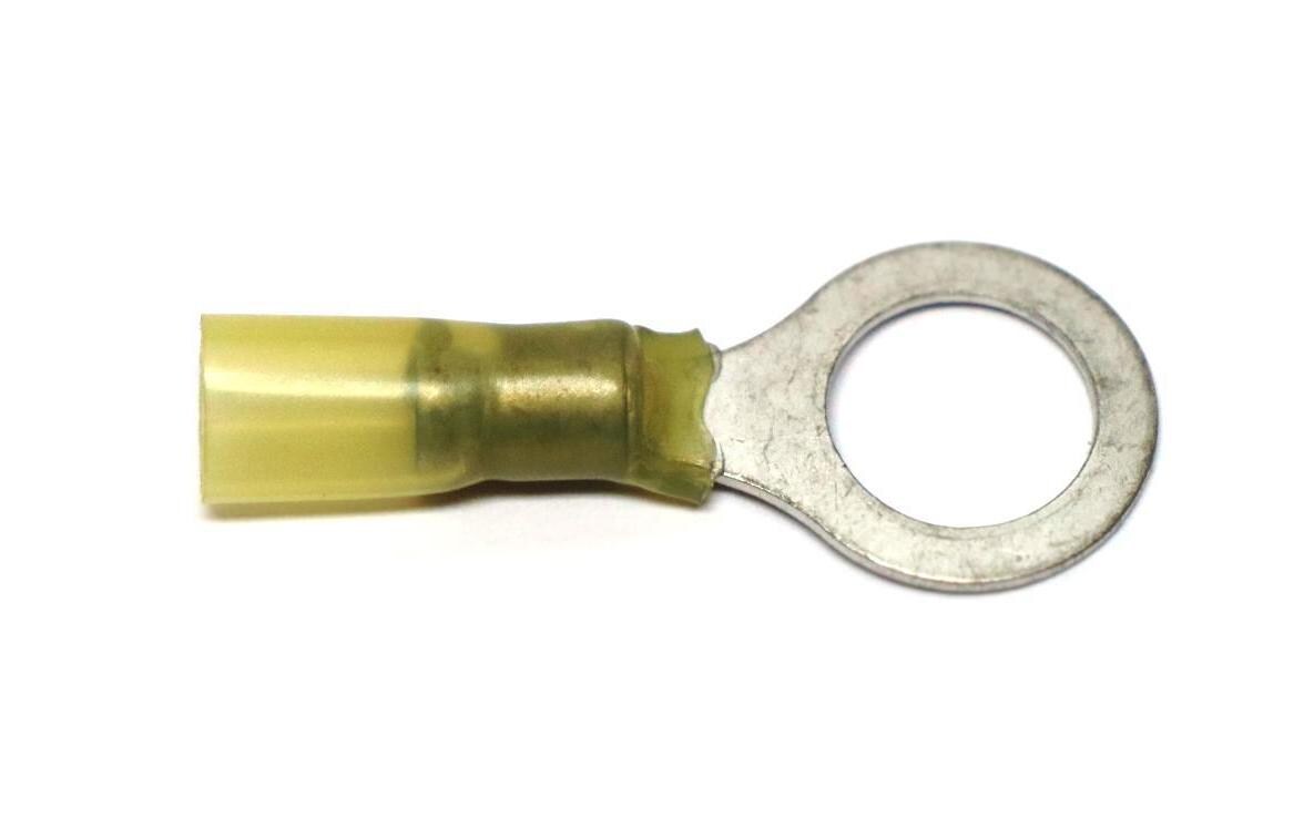 Ringkabelschuhe WP 12.5-19.2 mm Gelb, 10 Stk.Ringkabelschuh 4-6 mm2 (12-10 AWG)