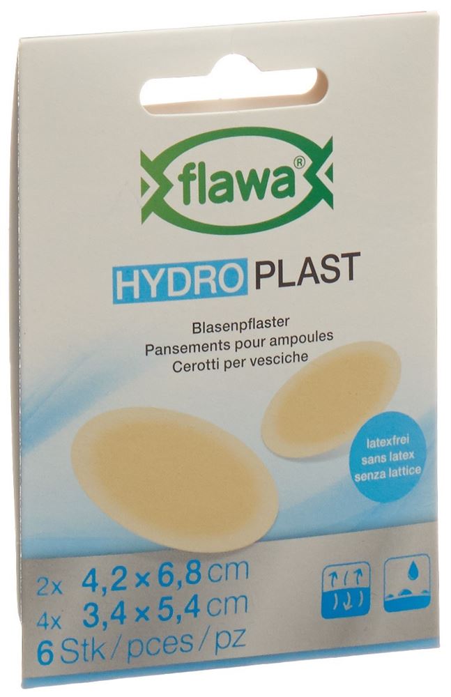 FLAWA Blasenpflaster 2 Grössen 6 Stk
