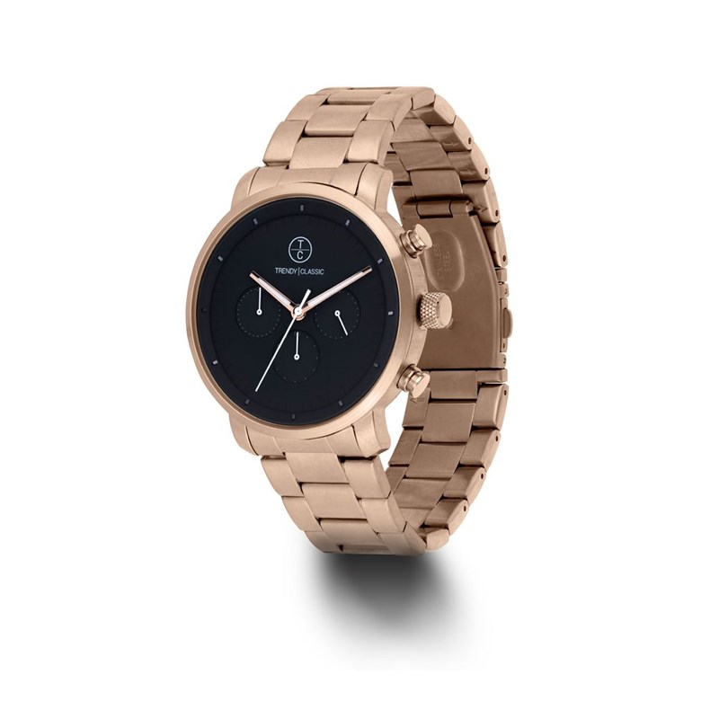 Montre Trendy Classic en Acier Homme Rose doré