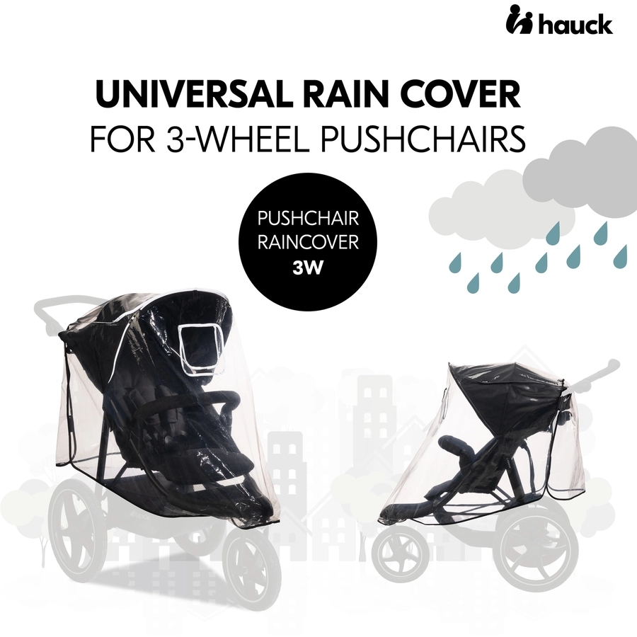 hauck Regenschutz Kinderwagen 3 Rad