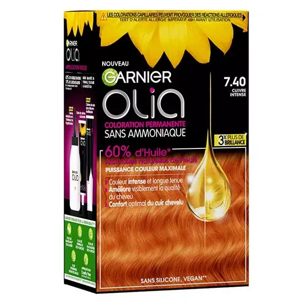 Garnier Olia Cor de Cabelo Cobre Intenso 7.40