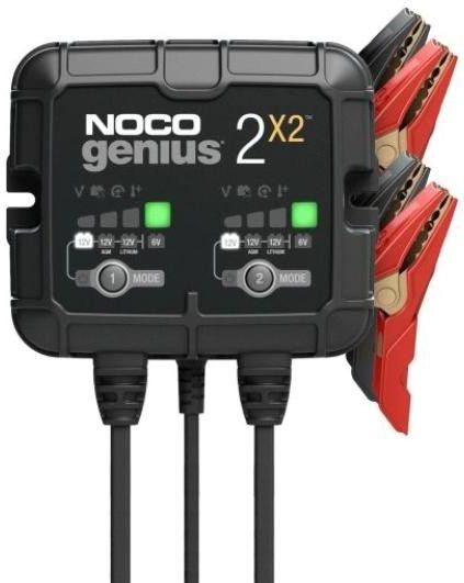 NOCO - GENIUS2X2 - Acculader - Laadspanning 6V/12V - Stroomsterkte 4A - IP65