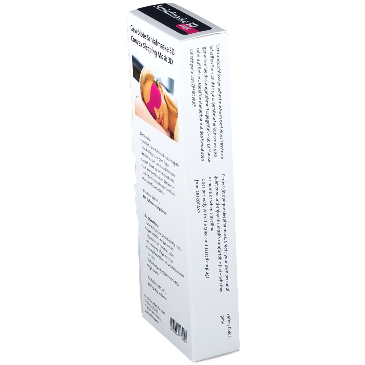 OHROPAX® Schlafmaske 3D pink