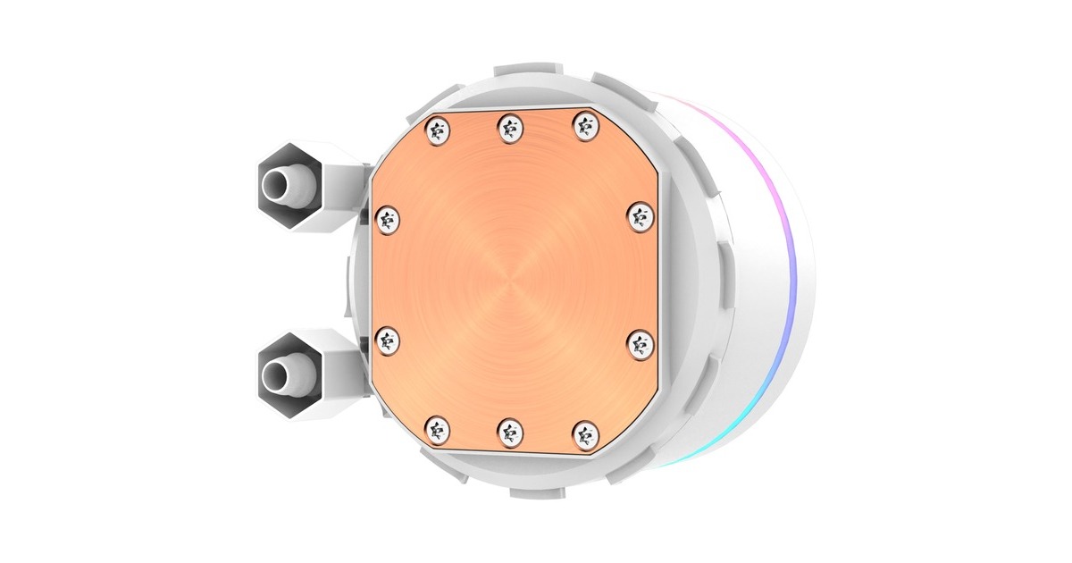 SharkoonS80 RGB White waterkoeling  (Wit, 4-pins PWM fan-connector)