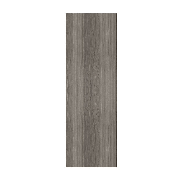 Porte battante effet chêne grisé GoodHome Atomia H. 149,7 x L. 49,7 cm