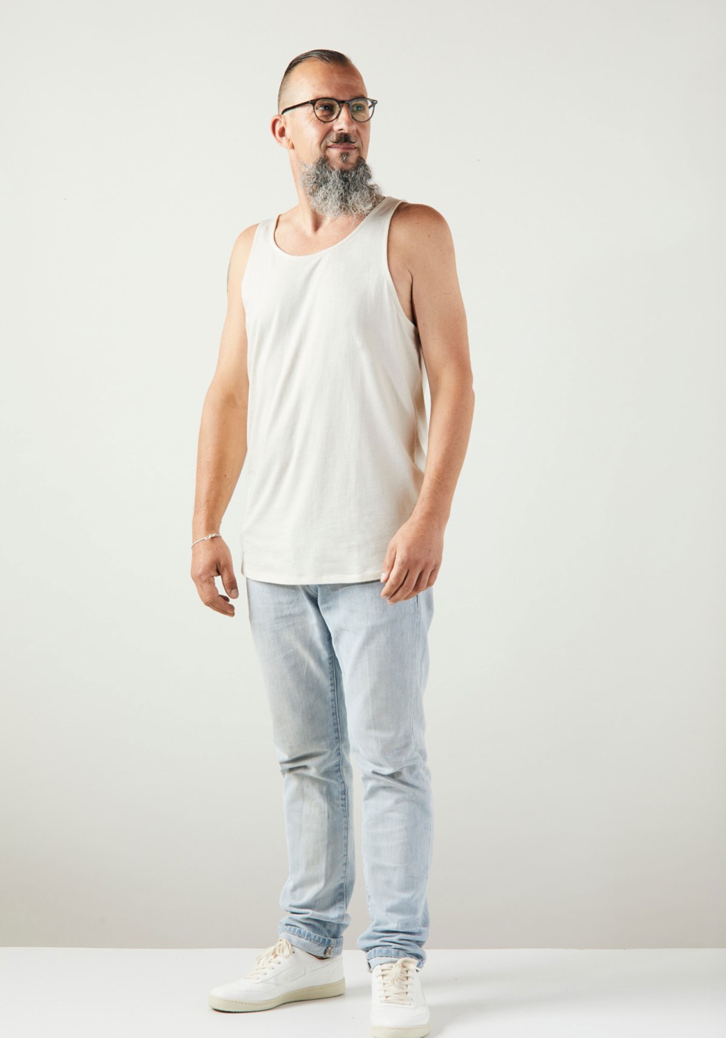WE ARE ZRCL Herren Tank-Top Basic Natural