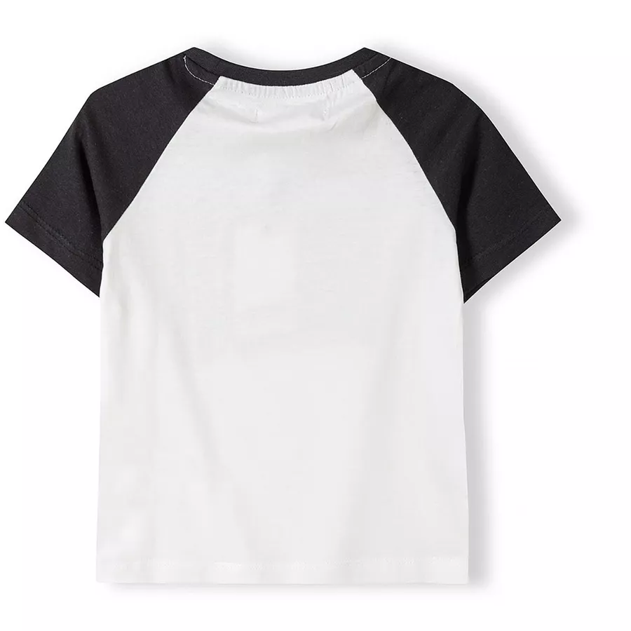 MINOTI T-Shirt CremeweißSchwarz