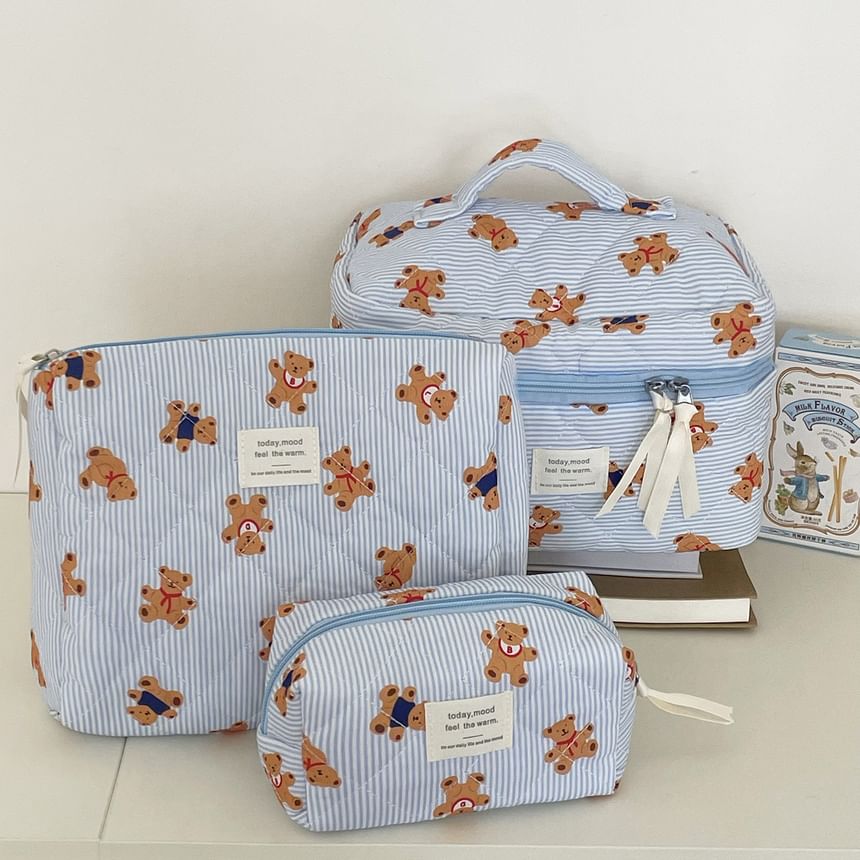 ZenlyHabit - Clutch / make-uptas van berenstof (verschillende ontwerpen)