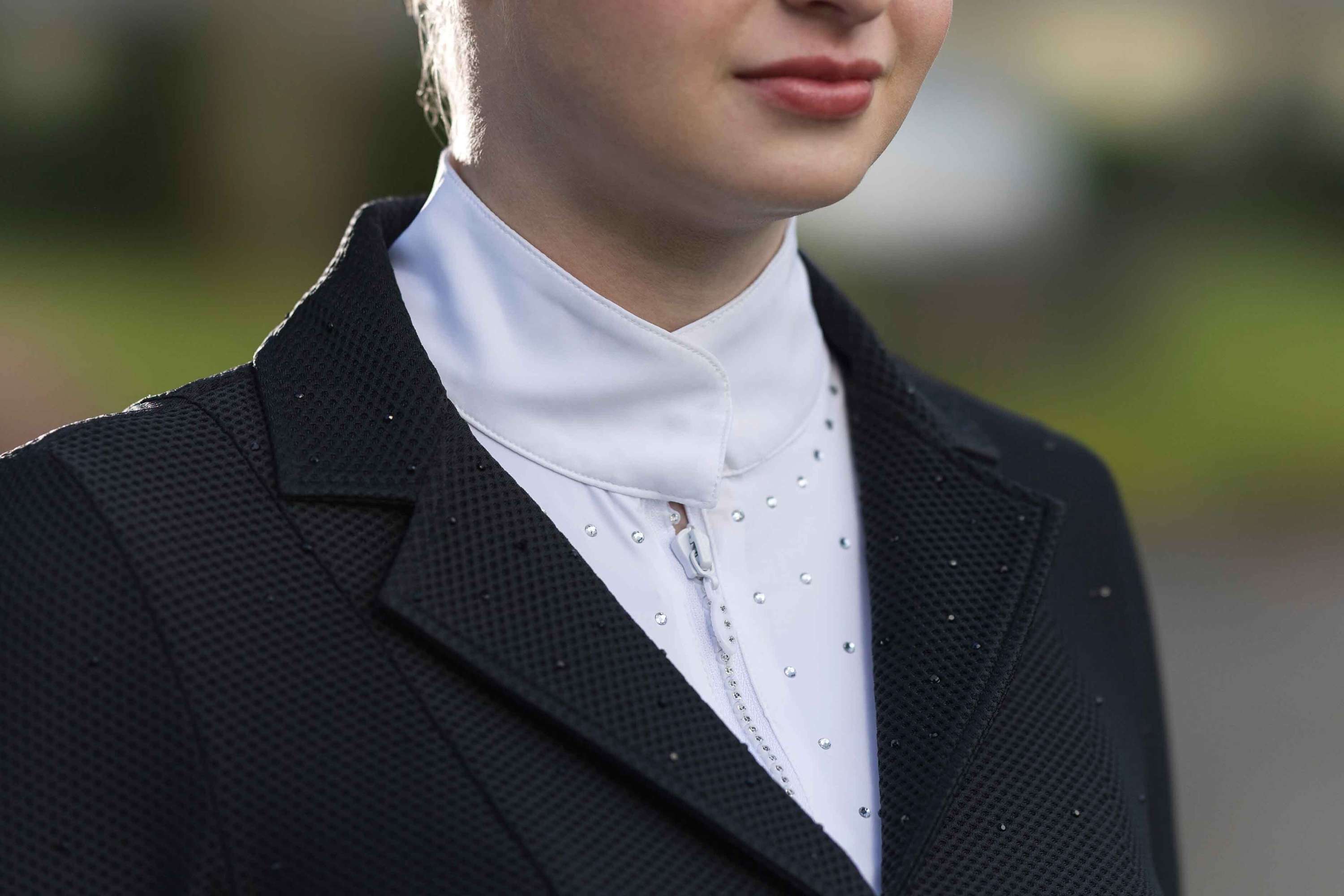 HKM Wedstrijdjasje Crystal Zwart