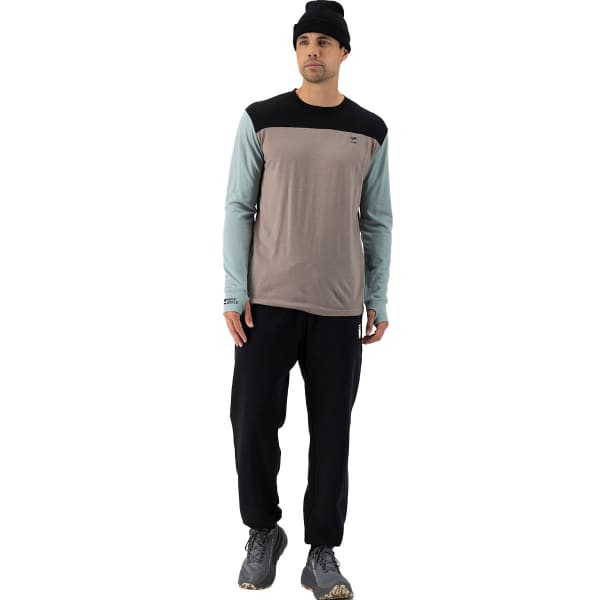 T-shirt thermique MONS ROYALE YOTEI LS DEW/CINDER/BLACK