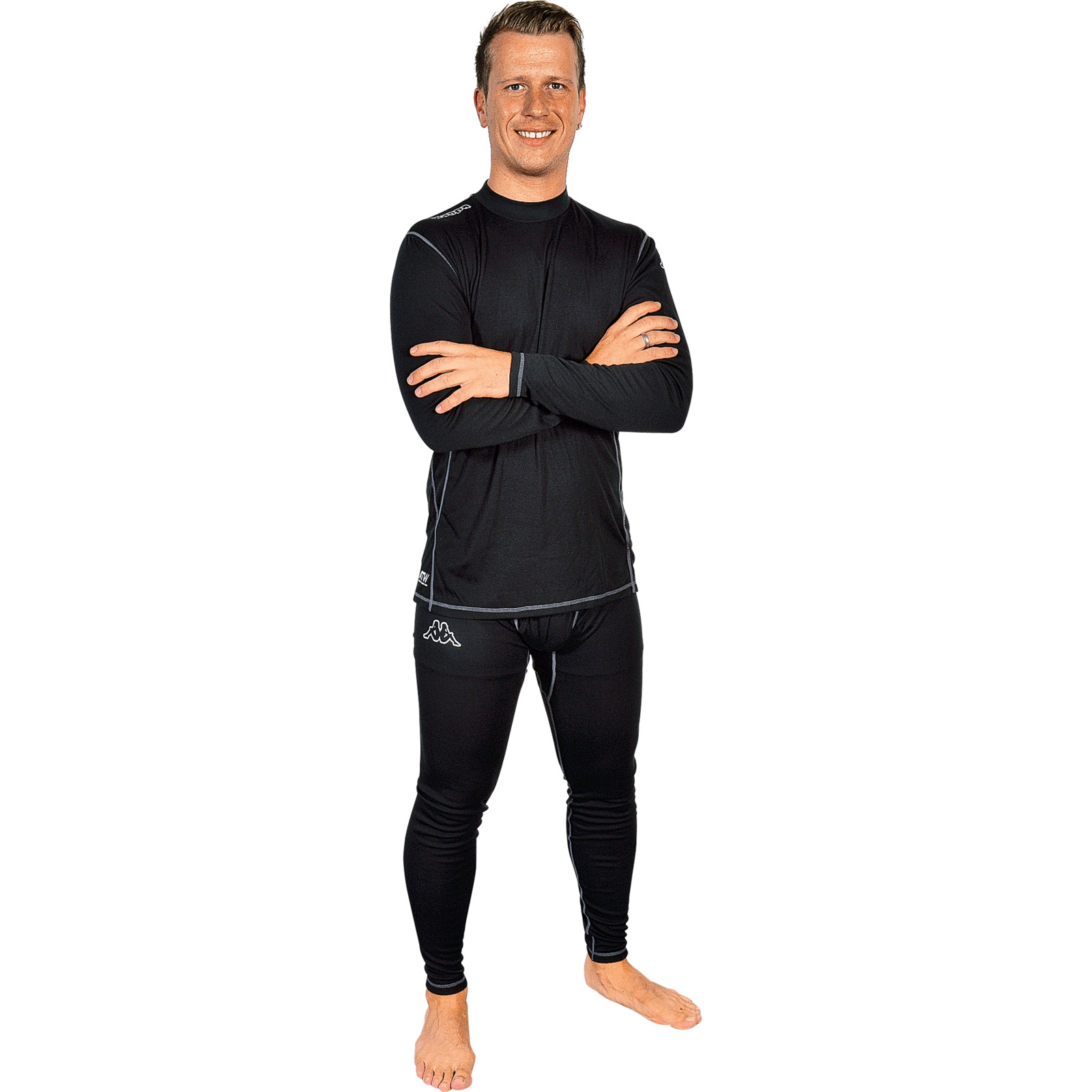 Kappa Politech Warm Langarm Shirt Hr Gr.