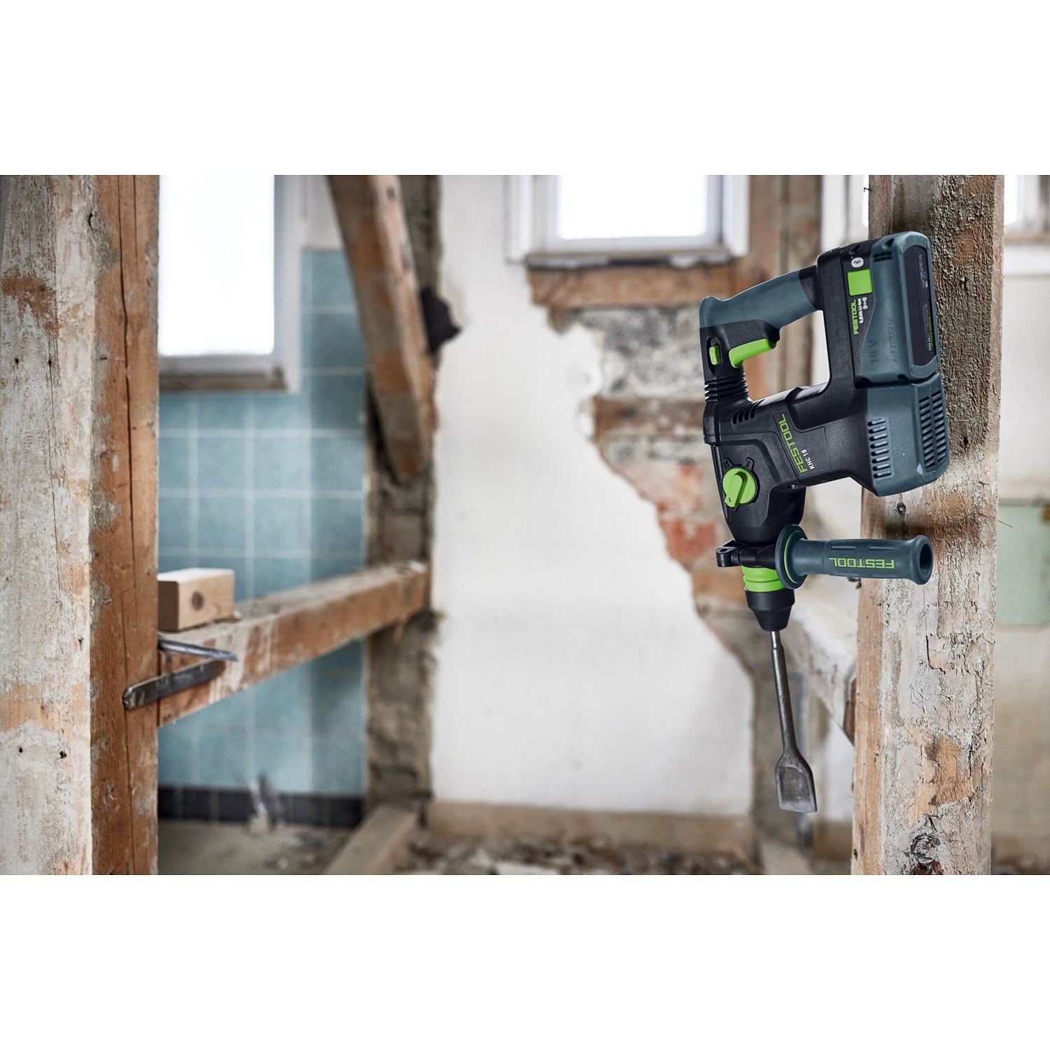 Festool KHC 18 5,0 EBI-Plus Accu combihamer SDS-Plus 2,6J   snelwisselboorkop 18V 5.0Ah in Systainer - 577448