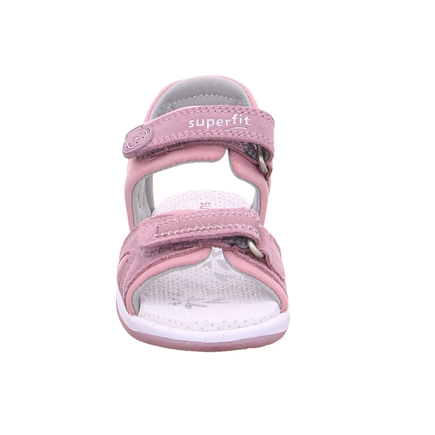 SUPERFIT Kleinkinder-Sandale Rosa Leder  Individuell anpassbar
