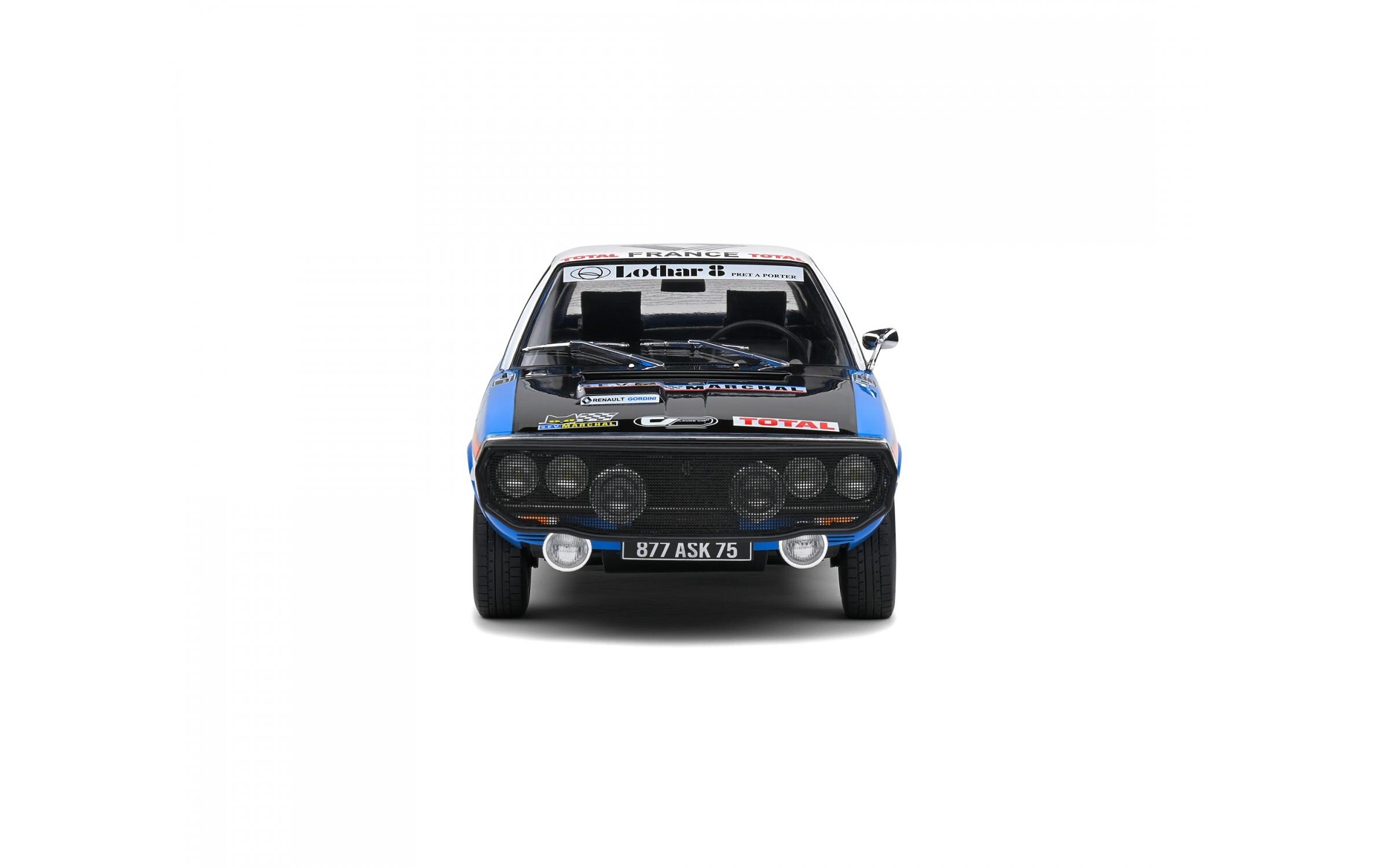 Rennwagen Renault R17 1976 #42, 1:18Detailgetreues Modellauto für Sammler im Massstab 1:18