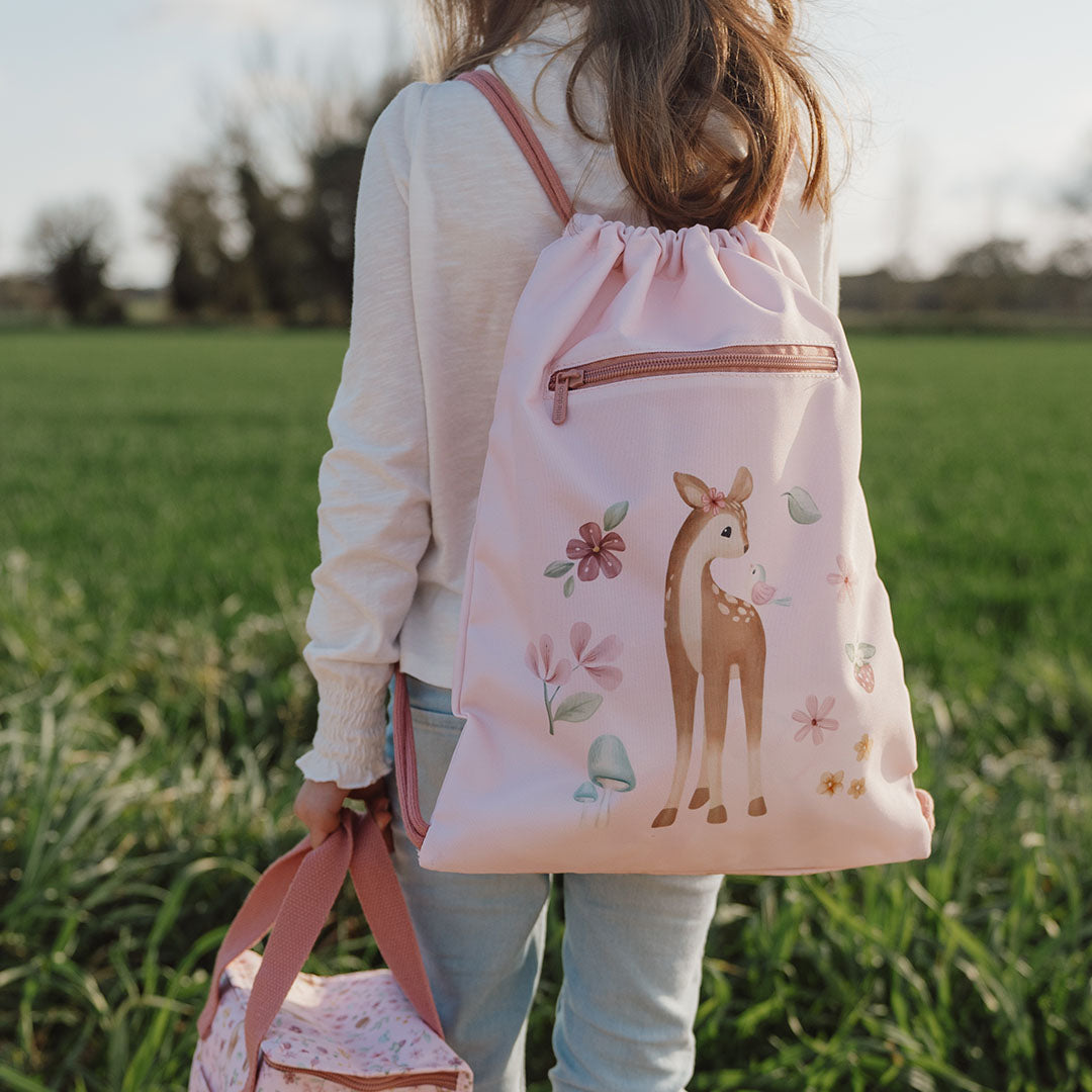 Little dutch gymtas met trekkoord - fairy garden