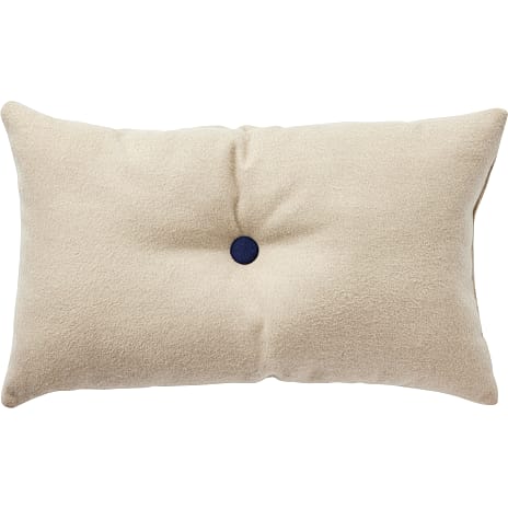 Salling Trend pyntepude - uldlook sand/blå