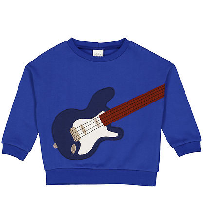 Freds WoRød Sweatshirt - Hello Guitar - Star Blue