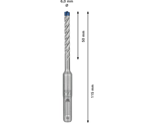 Betonboor Bosch Professional SDS Plus-7x Ø 6 mm 50x115 mm