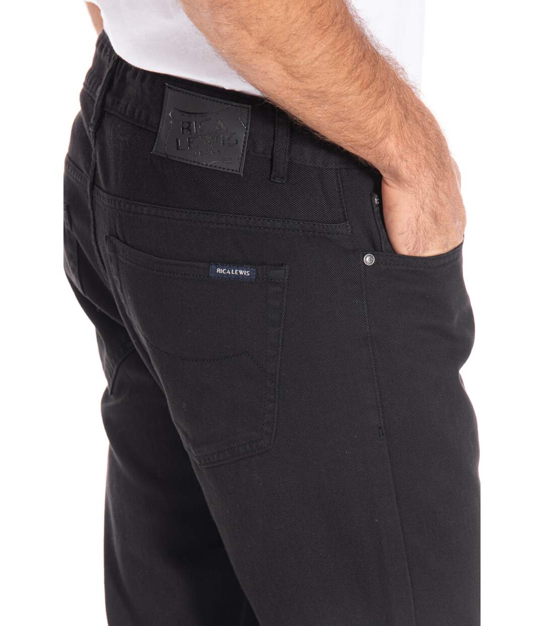 Jeans coupe droite RL70 coton WALKER NOIR