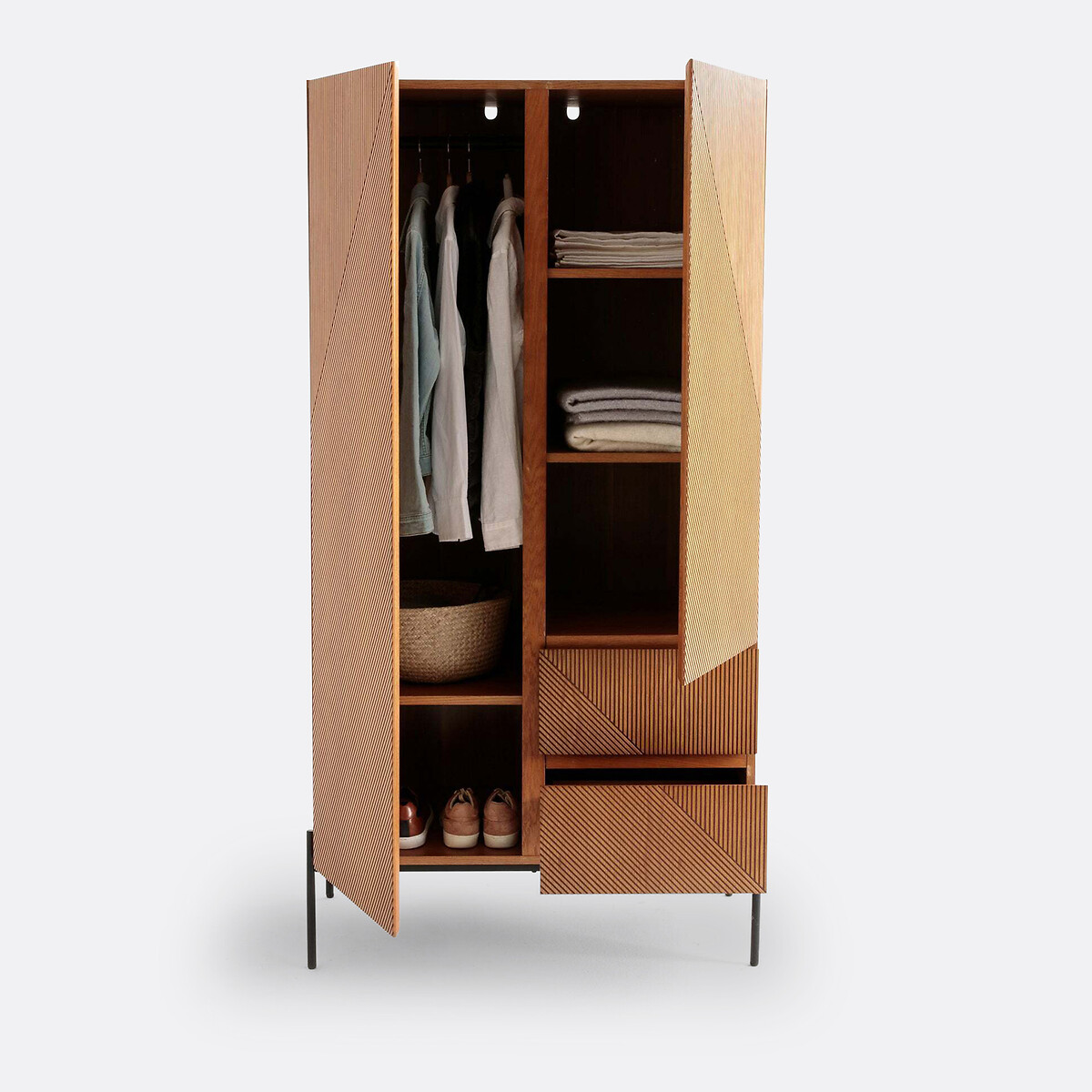 LA REDOUTE INTERIEURS<br>Roupeiro de 2 portas