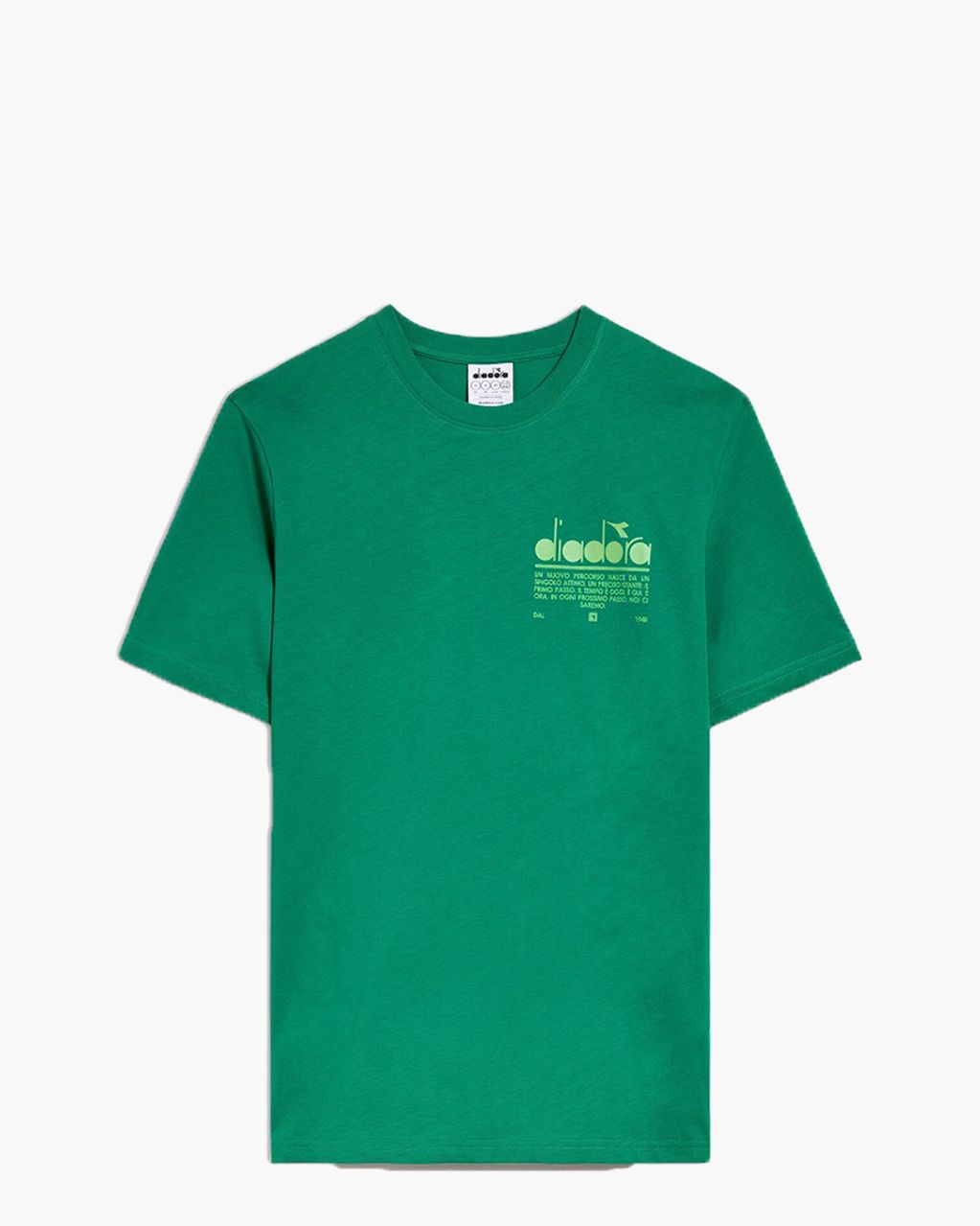 Diadora Sport T-Shirt SS Manifesto Groen T-Shirt
