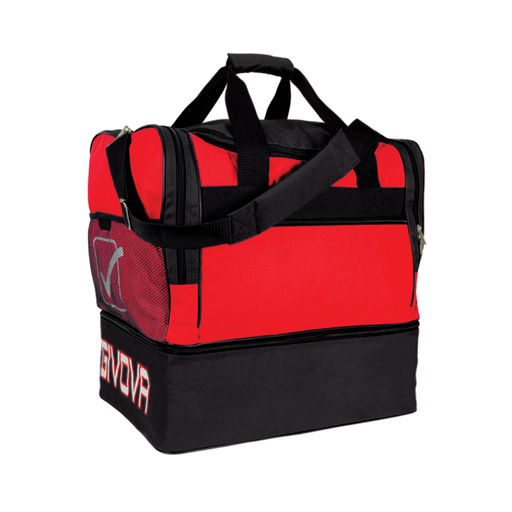 Bolsa Deportes Big 10 Givova. Cor Rojo-negro.