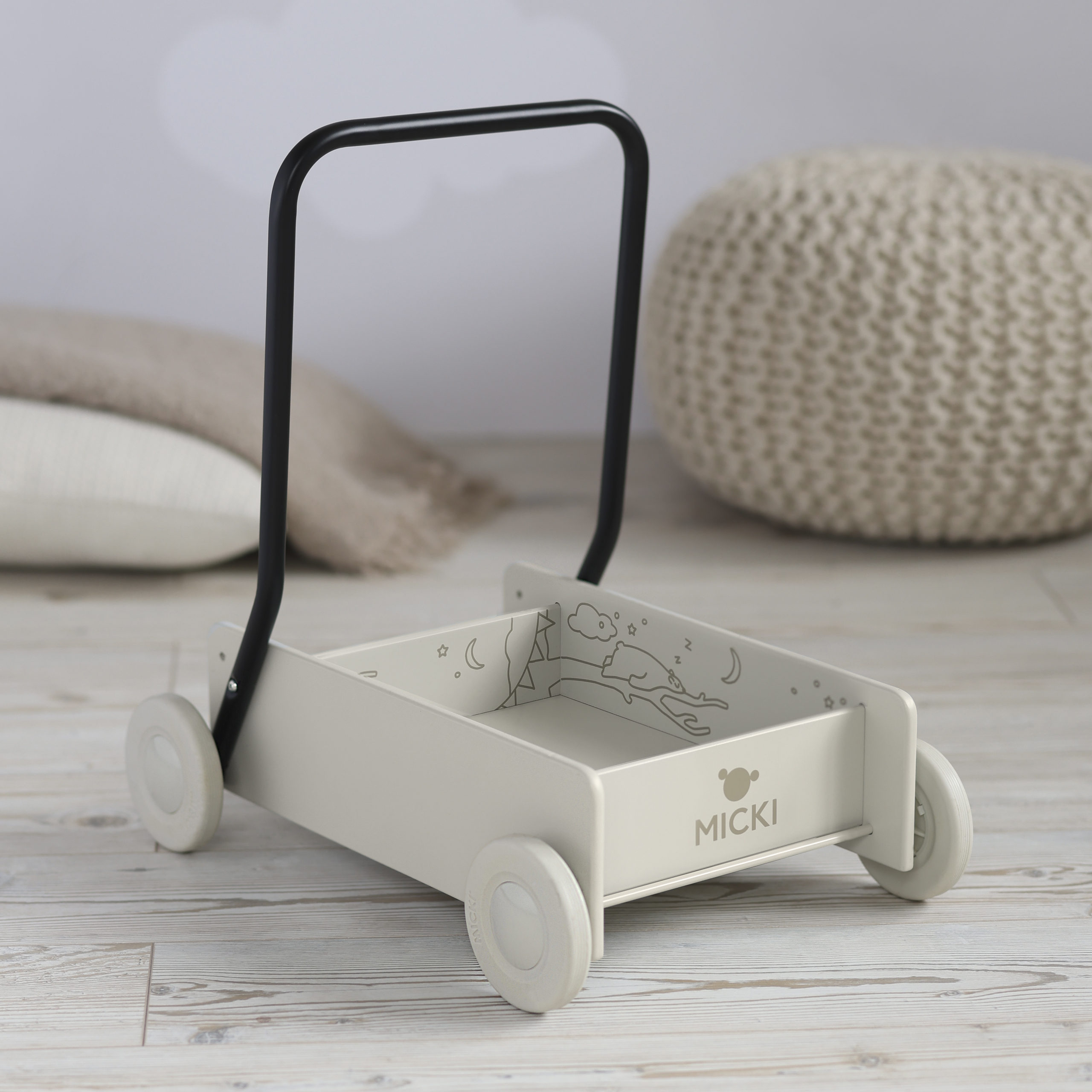 MICKI Lauflernwagen beige