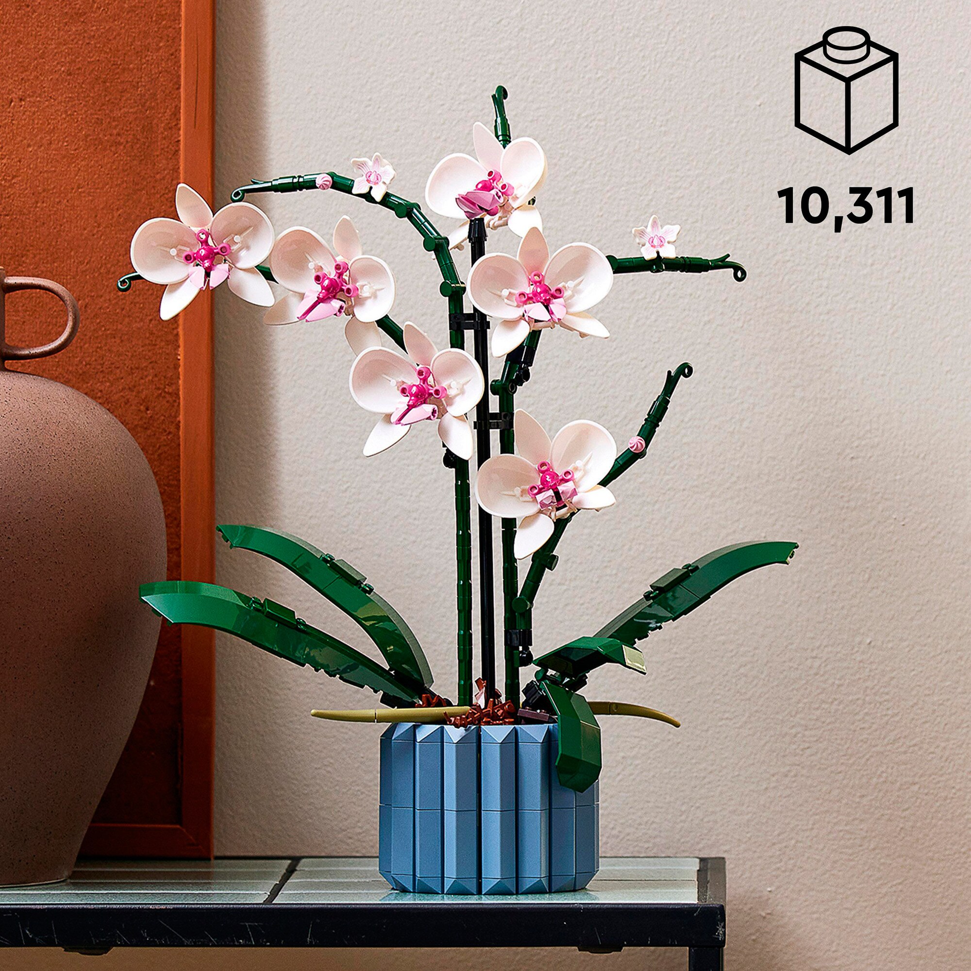 LEGO Konstruktionsspielzeug Icons Orchidee