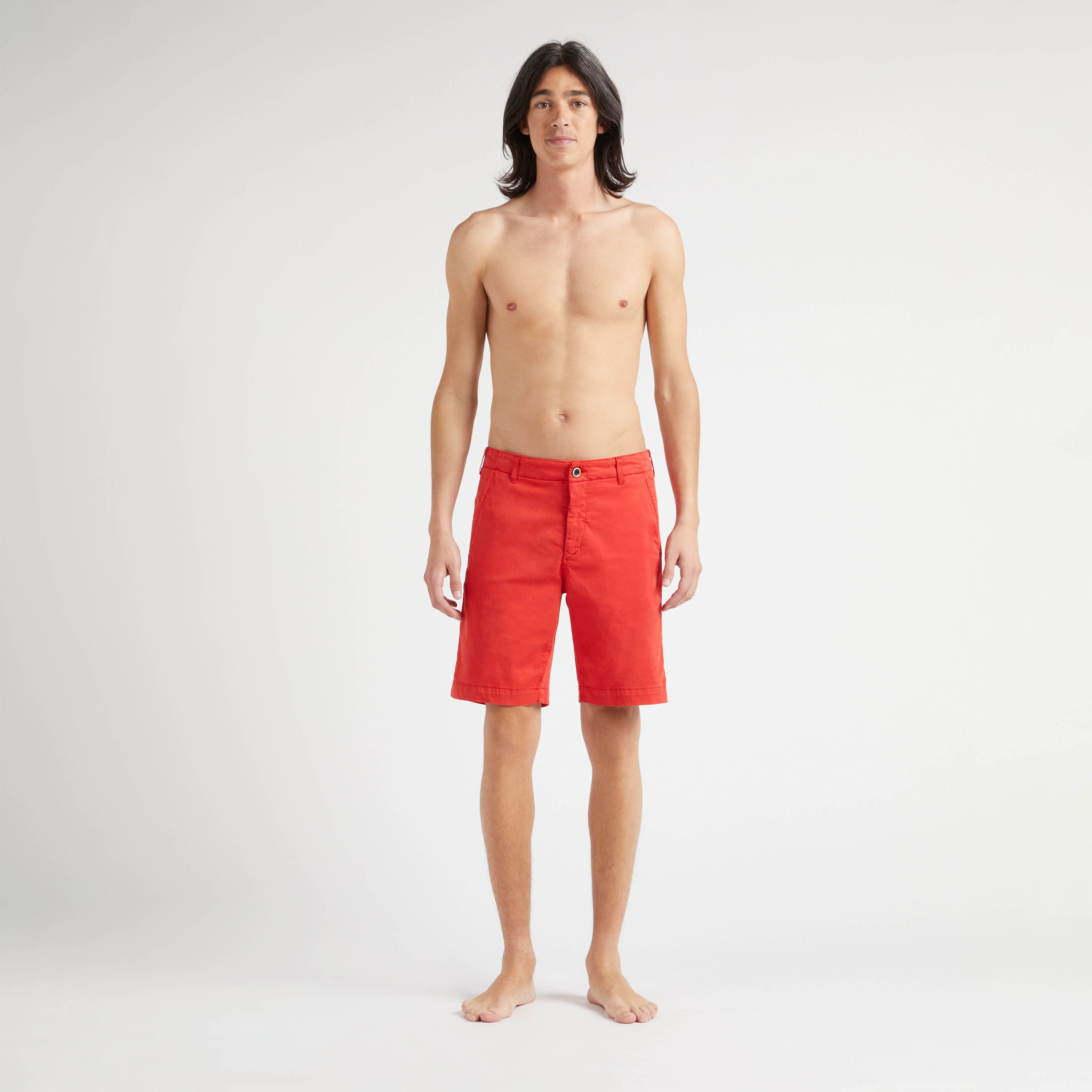 Bermuda en Tencel Homme Uni | Short Homme Vilebrequin