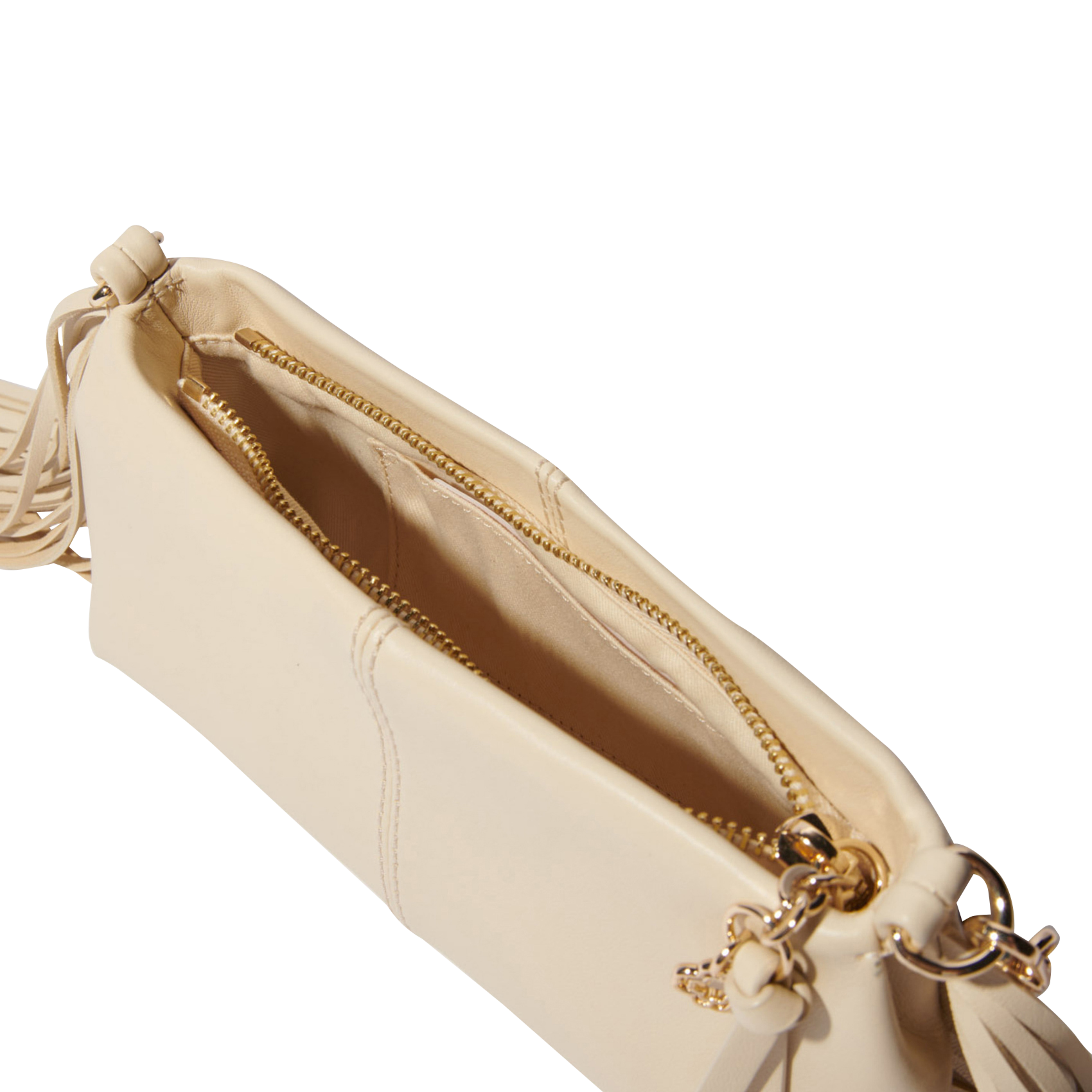 MISS M POUCH - Sac porté épaule en cuir | Blanc