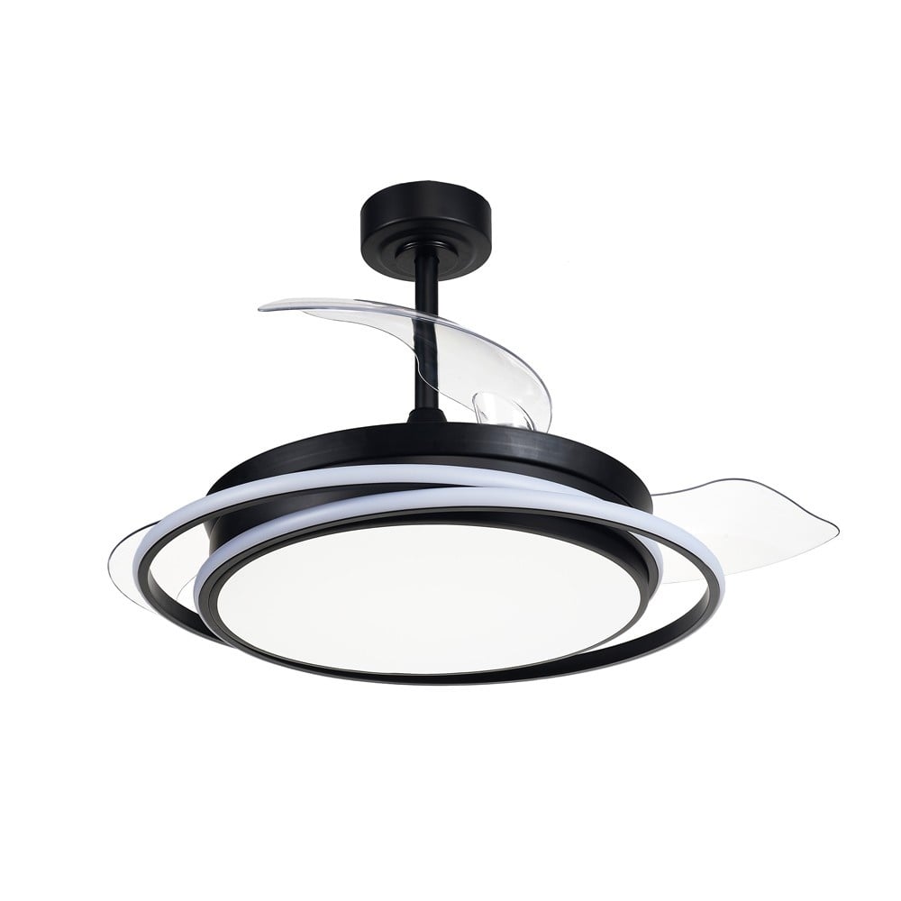 CristalRecord Plafondventilator Antila Ã 106 cm zwart