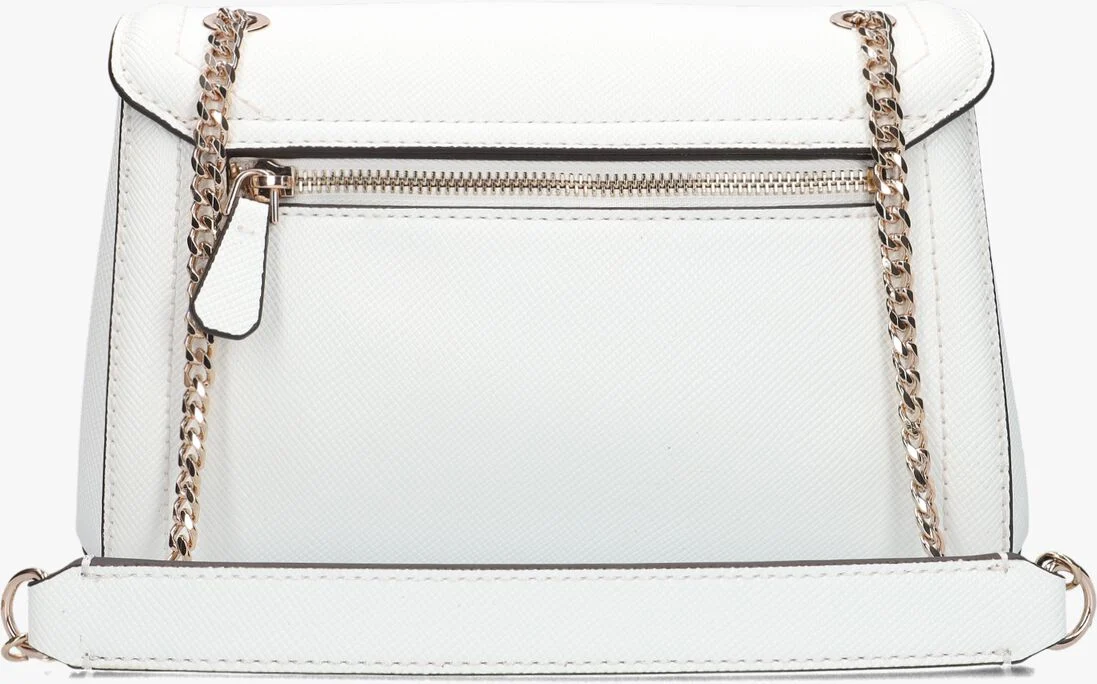 GUESS witte guess schoudertas noelle convertible xbody flap