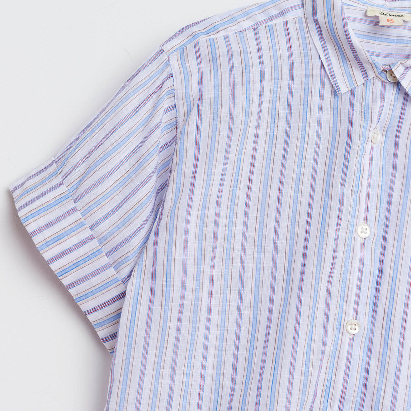 Bellerose Chemise Ave bleu/parme