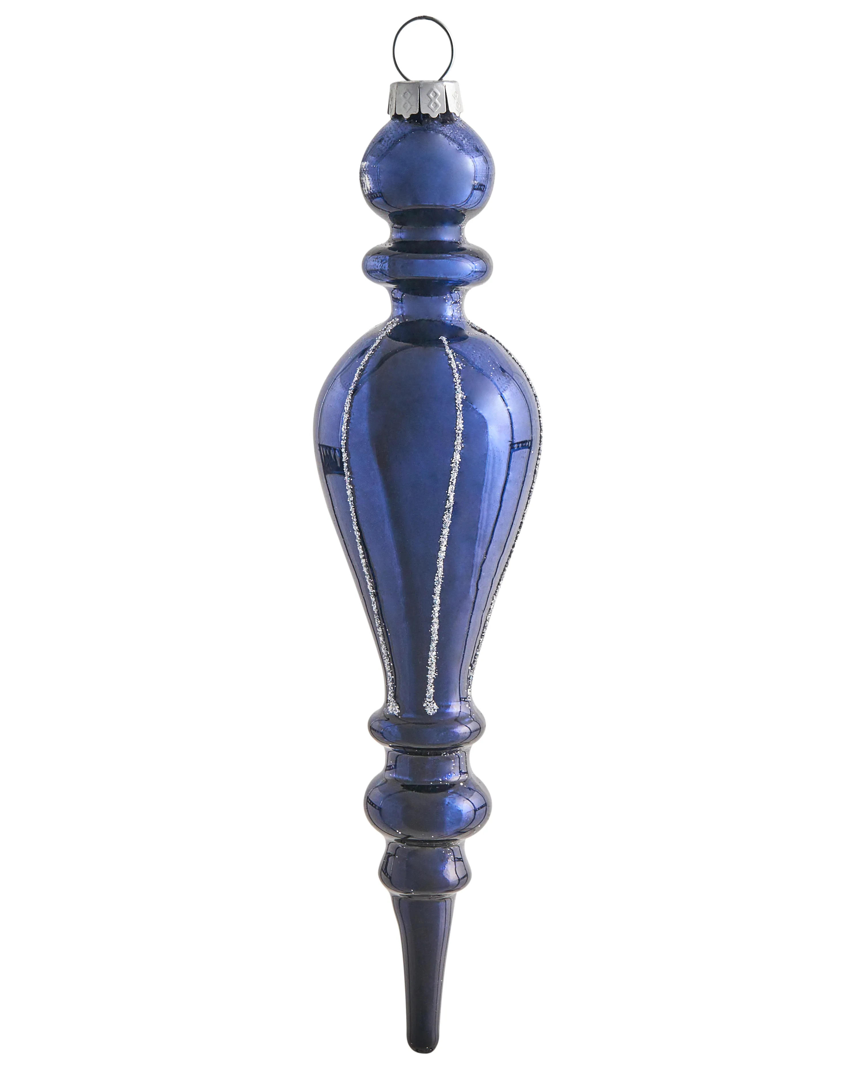 Set van 35 kerstballen SNOWFALL Glas Blauw