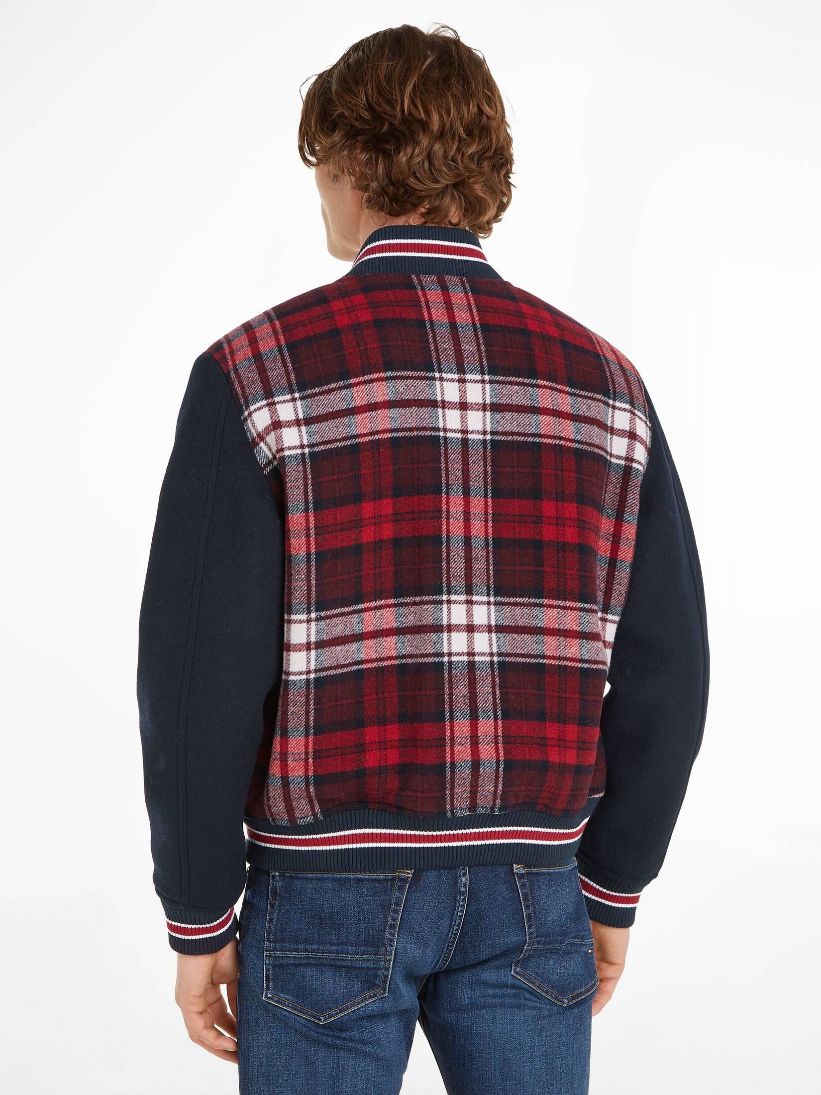 Tommy Hilfiger| Herren Bomberjacke VARSITY mit Wolle