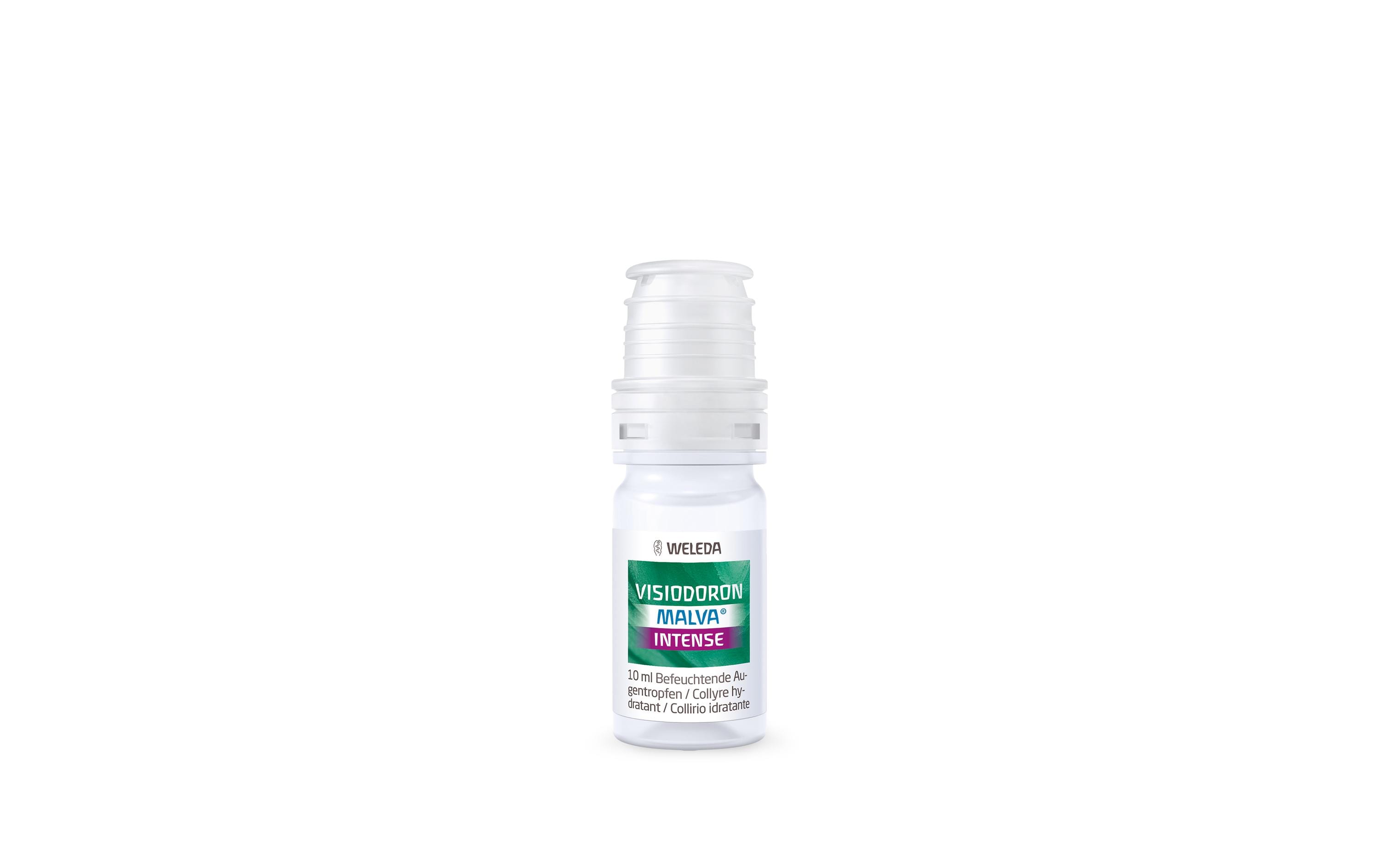 Visiodoron Malva Intense Augentropfen 10 mlAugentropfen mit Hyaluronsäure und Bio-Malvenextrakt