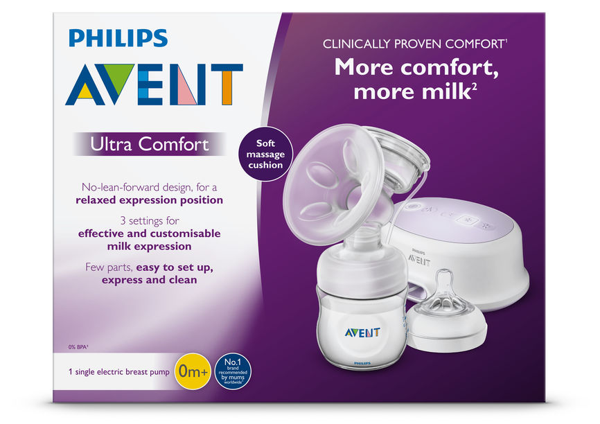 Avent elektrisk brystpumpe 1 stk
