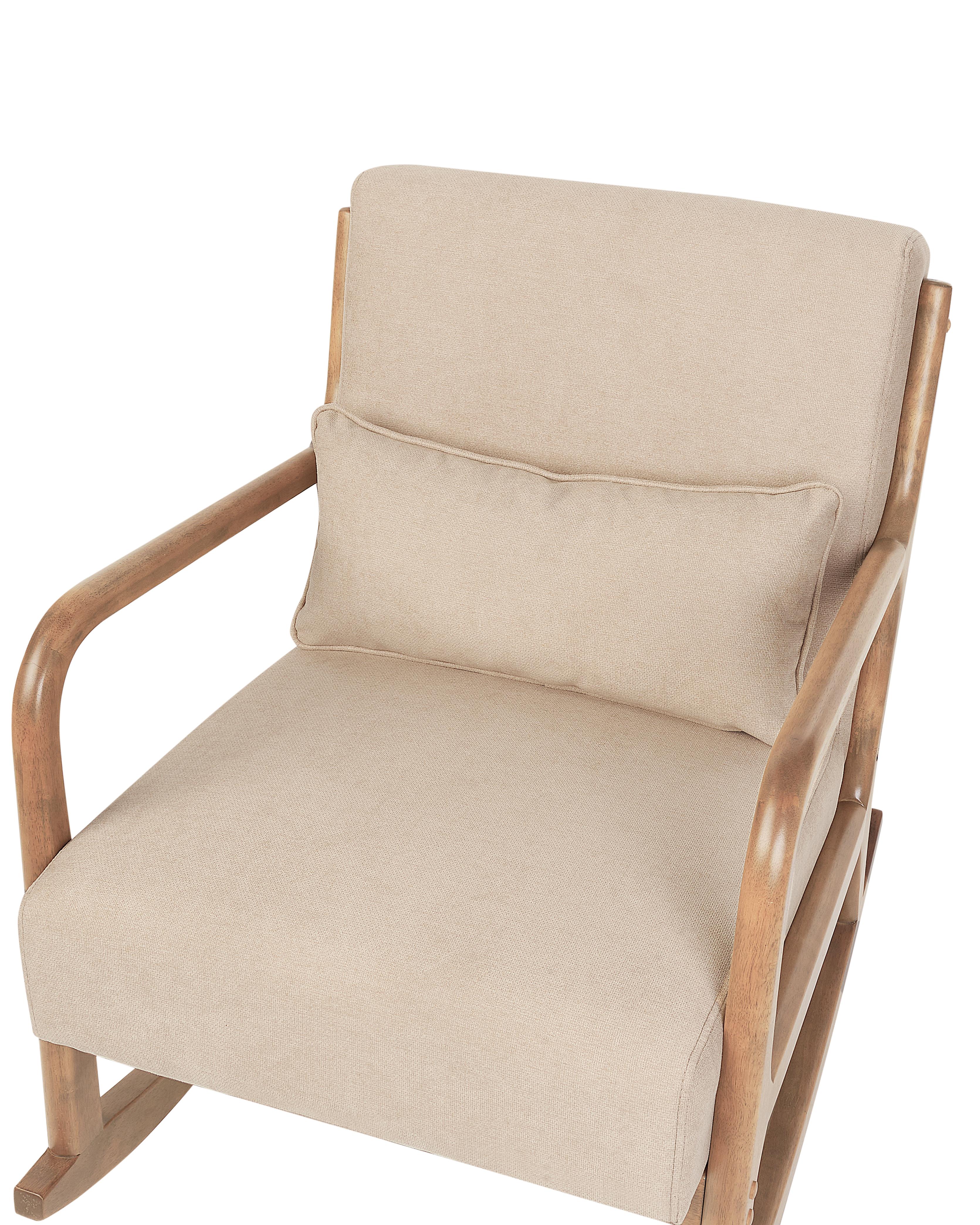 Schommelstoel SKOVDE Stof Beige