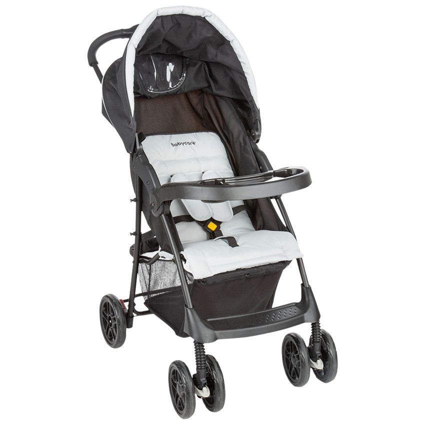 Poussette duo 2-en-1 - Gris/Noir - Ecru