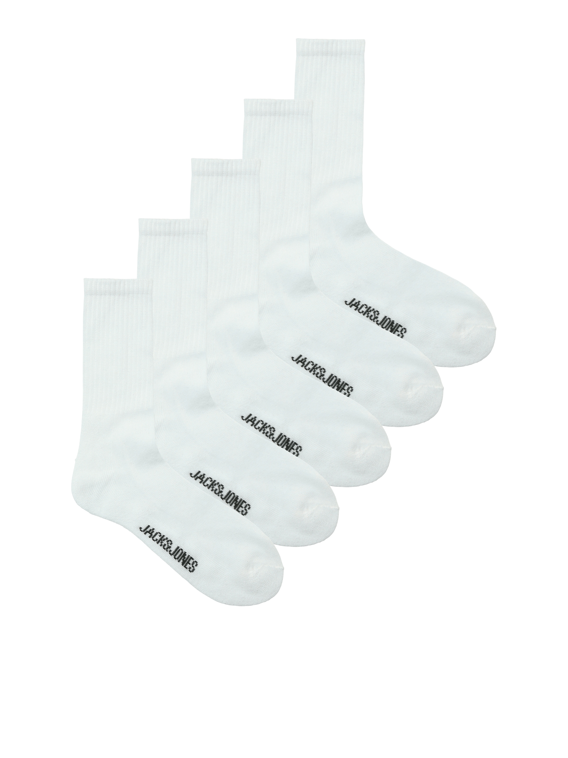 Jack & Jones Tennissocken »JACREGEN TENNIS SOCK 5 PACK NOOS« Packung, 5 Paar tlg. mit Stretchanteil