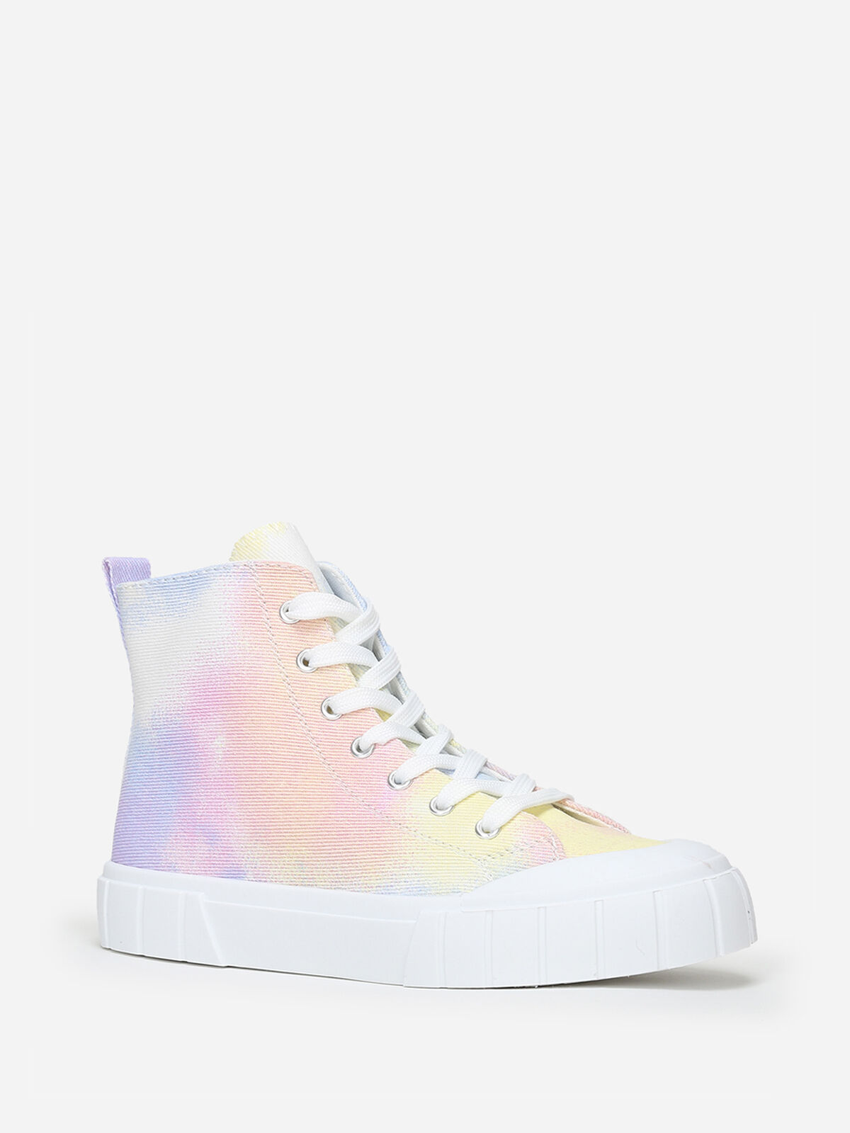 Tennis montantes tie & dye à plateforme- Multicolore