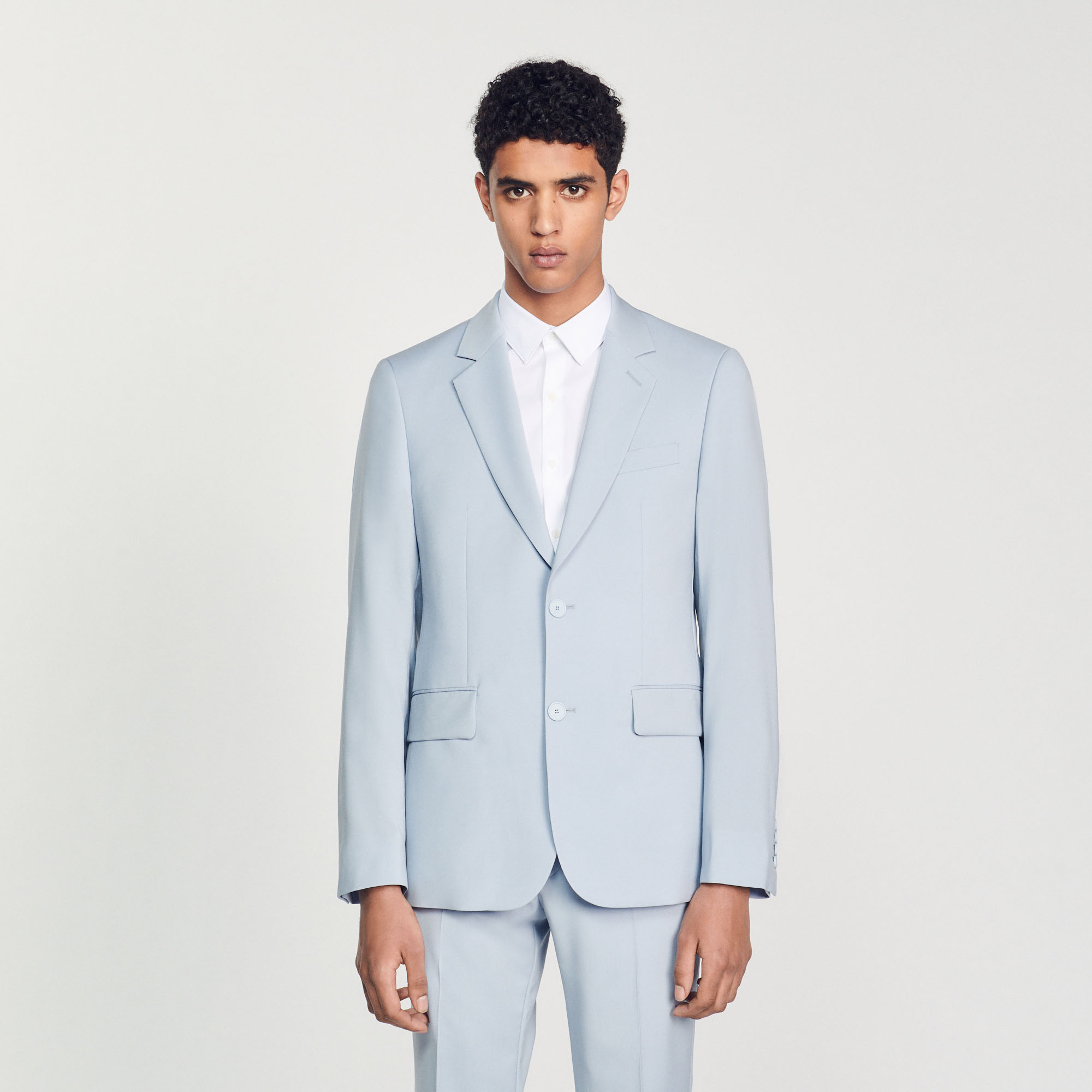Veste de costume en laine vierge