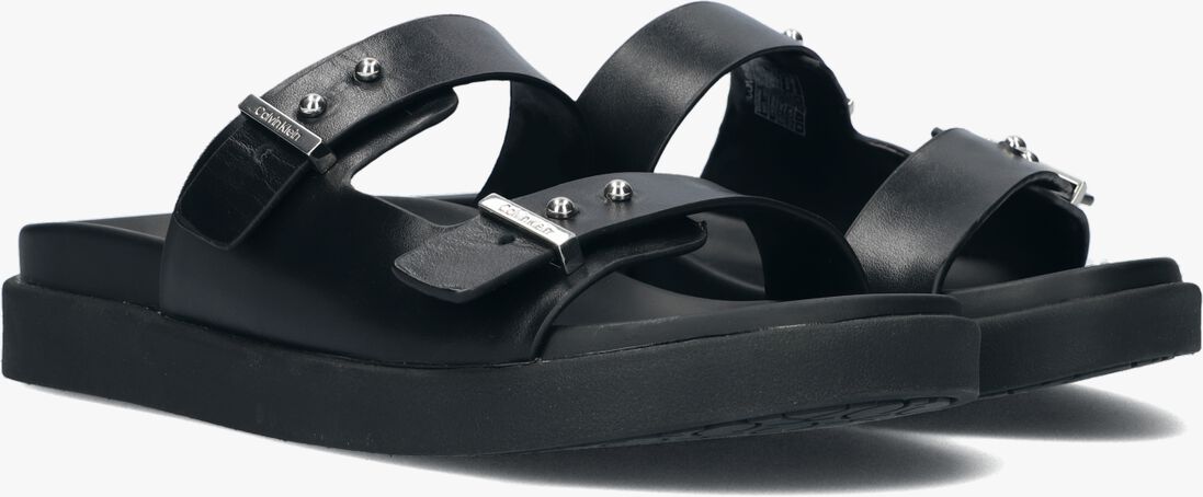 CALVIN KLEIN zwarte calvin klein slippers ergonomic slide
