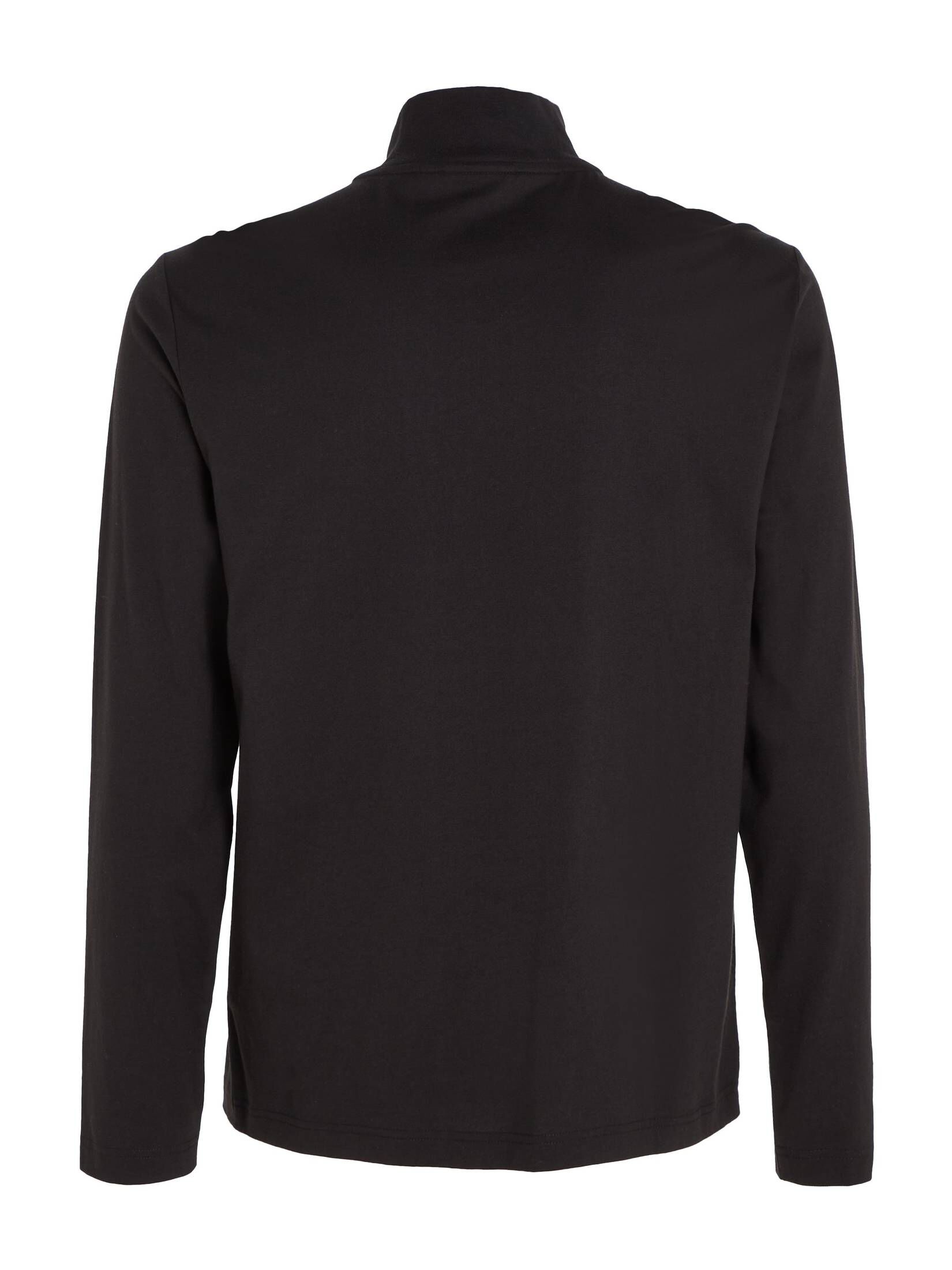 CALVIN KLEIN| Herren Langarmshirt SMOOTH COTTON LS ZIP UP