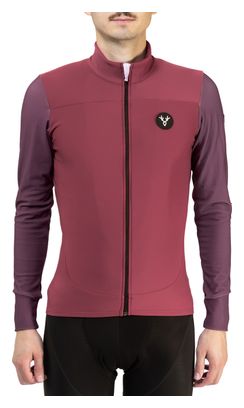 Maillot Manches Longues LeBram Ventoux Uni Bordeaux