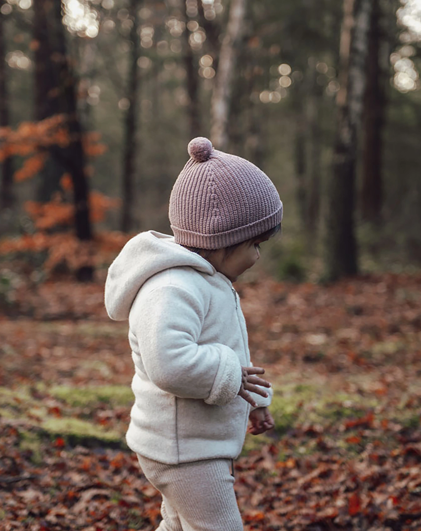 Wende-Babyjacke DENVER in nougat