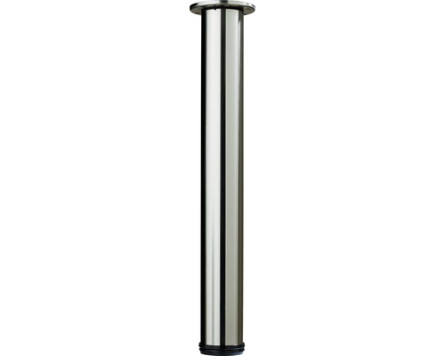 Tafelpoot Ø76 mm 700-1100 mm RVS look draagvermogen 150 kg