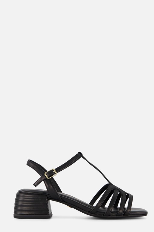 Tamaris Sandalen met hak zwart Leer