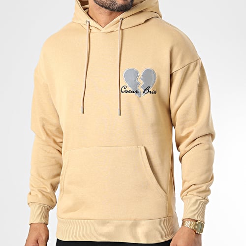 Sweat Capuche LL696 Sable Réfléchissant